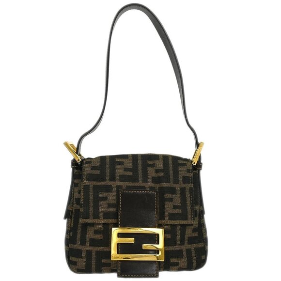 Fendi Brown Canvas Zucca Handbag 196121 - Picture 1 of 8